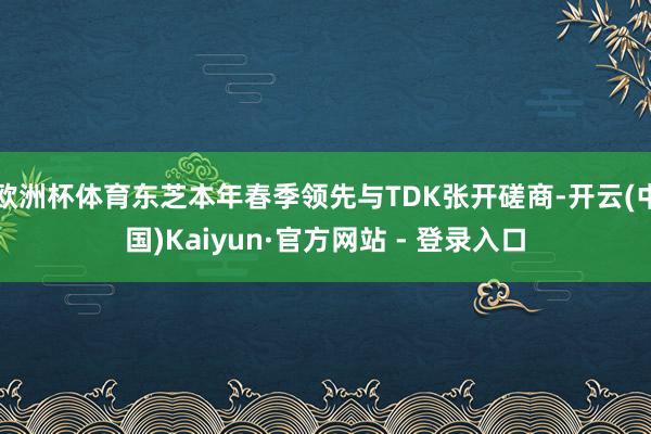 欧洲杯体育东芝本年春季领先与TDK张开磋商-开云(中国)Kaiyun·官方网站 - 登录入口